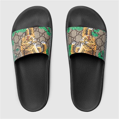 bengal gucci sandals|Gucci wedge sandal.